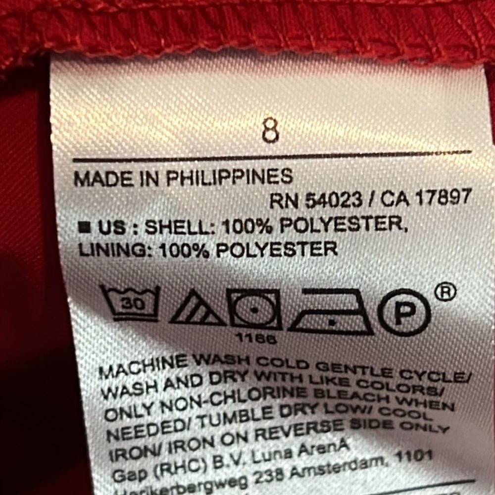 Banana Republic Red midi dress - Picture 4 of 4